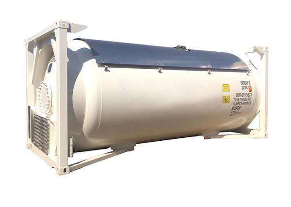recipiente do tanque do ISO de 24.5m3 LPG 20 pés de recipientes de ISO criogênicos