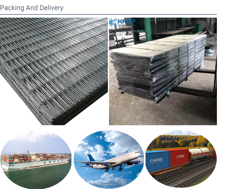 Construction And Gabion Wall Anf Fence 2m Welded Wire Mesh Panel