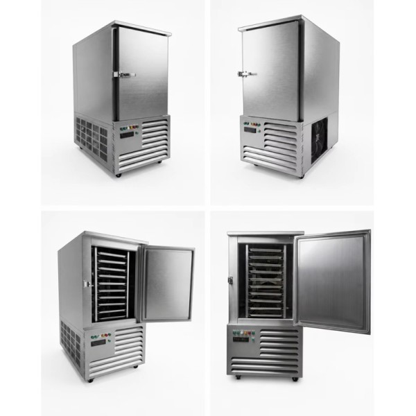 300L Vertical Blast Freezer 10 Trays Quick Freezer for Seafood & Food Industry