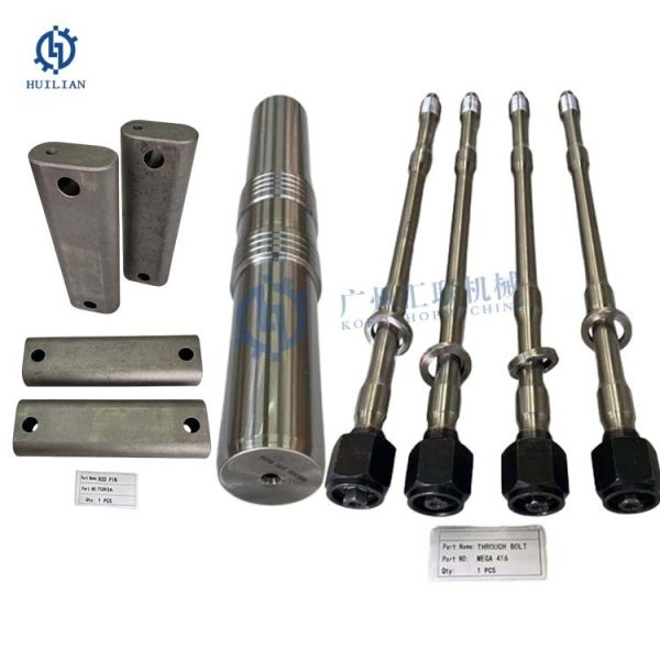TOR36 EHB05 MEGA 416 Части для молотков Длинные болты Шлифовальный удерживающий шприц для молотков Гидравлические разрывники Запчасти