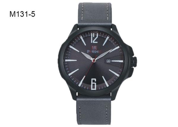 BARIHO Men's Quartz Watch Leather Band Timepiece Water Proof M131
