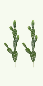 Pear Cactus Artificial Cactus Fake Big Cacti Pick Tall Faux Bunny Ear Plants for Home Garden Office Store Decor