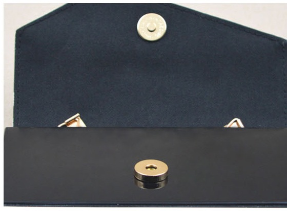 Modern Acrylic Ladies Envelope Clutch Bag Black And White Colors For Party