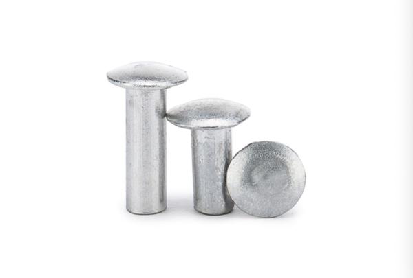 Big Truss Head Semi Tubular Rivet Aluminum Alloy Material TS16949 Approved