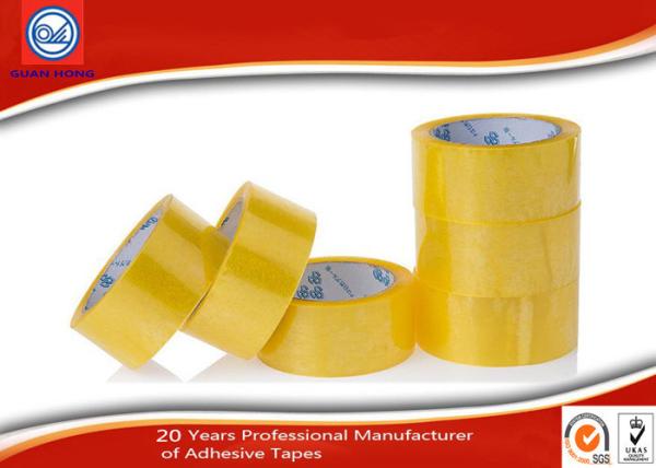 48mm x 66m Carton Sealing BOPP Packaging Tape Clear Yellowish