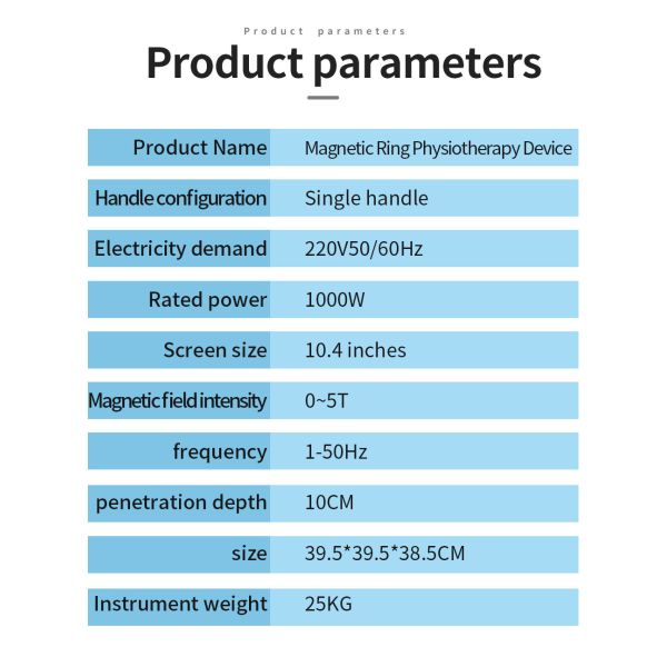 Electromagnetic Pain Relief Emtt Machine Magnetic Ring Energy Pulse Therapy Pain Physiotherapy