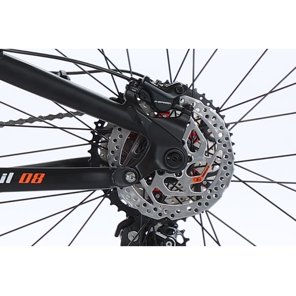 SHIMANO Kit MTB Gear Cycle GOMID Four Link Trail Mountain Bike with Full Suspension and Thru Axle Alloy Frame