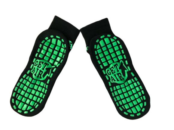 Get Air Trampoline Park Family Fun Toddler Safety Grip Socks , Kids Non Slip Socks , Knitting Jumping Socks