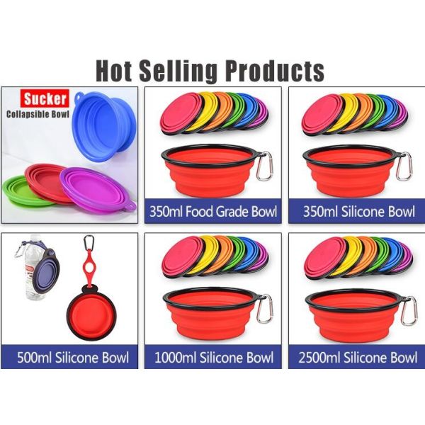 Non Slip Plastic Feeding Dishes No Spill Pet Dog Cat Double Food Water Bowl For Cat Dog, Premium Colorful Dog Water Food