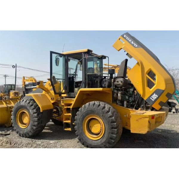 Использованный Volvo колесный погрузчик L105H L120 оригинальный использованный колесный погрузчик дешевая цена для продажи
