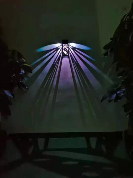 280mA Solar Powered Garden Lights IP67 Monocrystalline Silicon Solar Wall Lights