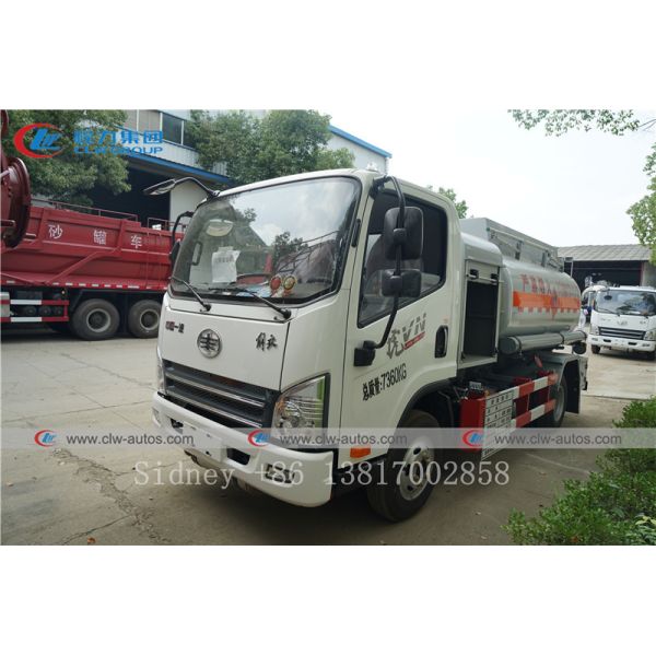 Тележка распределителя топлива стали углерода FAW 4X2 5m3 Q235