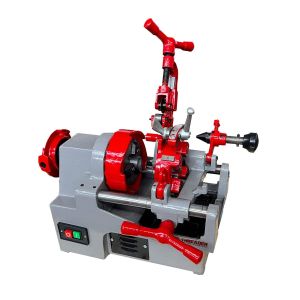 STT25 Portable Electric Pipe Threader 1/2-1 Inch 650W 32RPM with Dies Holder Pipe Cutter BSPT NPT for Plumbing