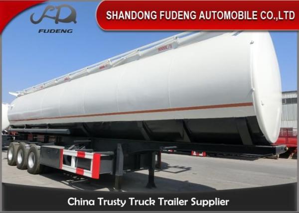 45000 L 4 Compartment Fuel Tanker Semi Trailer Customized Color High Performance