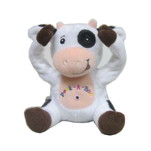 Electronic Plush Toys Peek a boo Cow plush toys