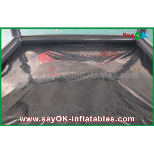 Шатер воздуха прозрачного раздувного шатра изготовленный на заказ черный раздувной для продвижения или коммерчески рекламы