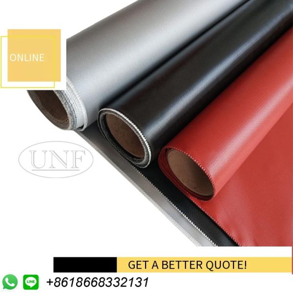 0.45mm Satin Weave Silicone Coated Glass Fabric 40/40 Gram 2 Meter Width