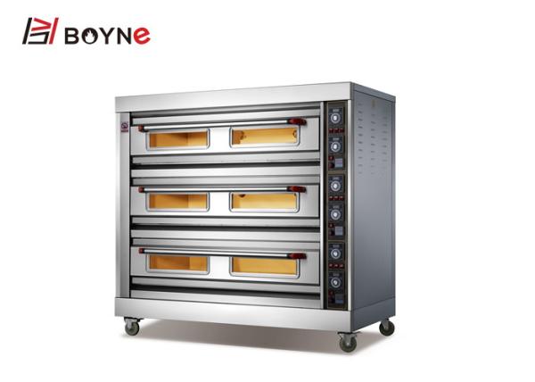 Do forno de aço inoxidável da plataforma da padaria de três bandejas da plataforma nove equipamento comercial da padaria da cozinha