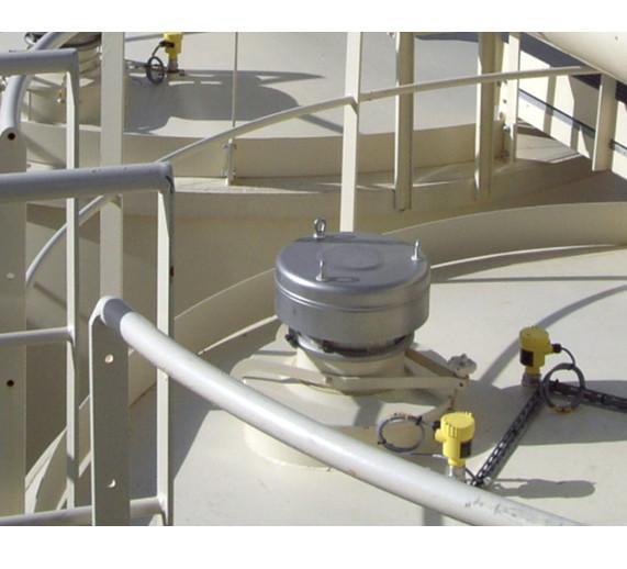 Pneumatic Silo Top Pressure Relief Valves VCP2731B Series For Cement Tank