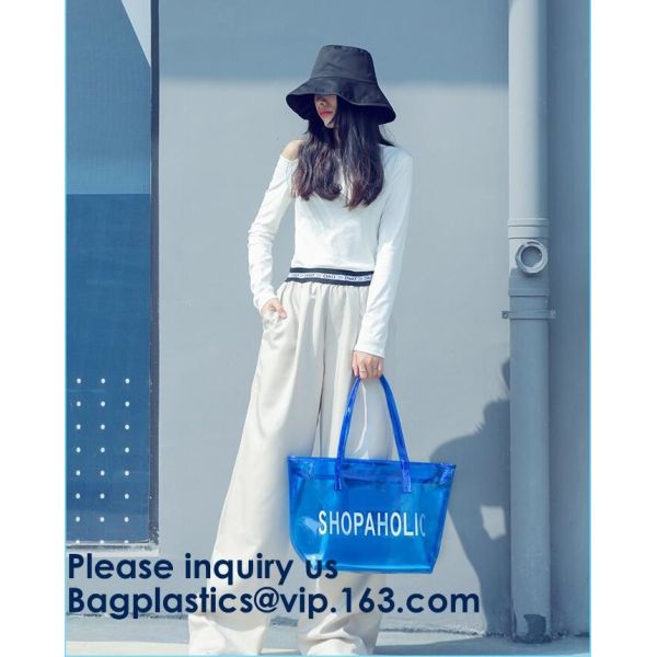 Designer Bag,Lady Fancy Bag,Wholesale PVC Beach Bag,Women Summer Beach Bag Vinyl PVC Tote Handbags Shoulder bags