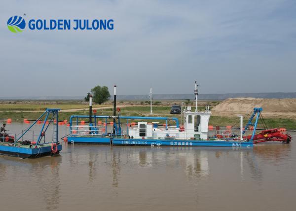 Modular Structure Sand Suction Dredger With 12 M Dredging Depth Sand Dredger Ship