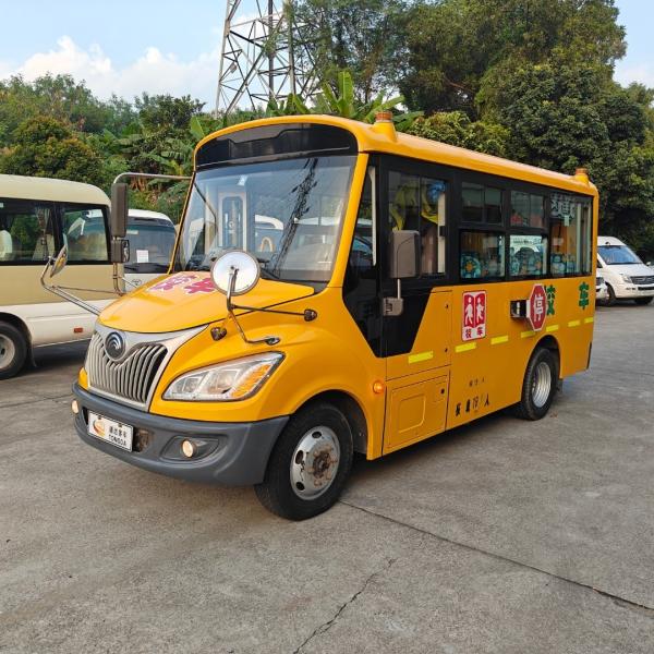 19-Seater Second-Hand  Preschool School Bus in Good Condition