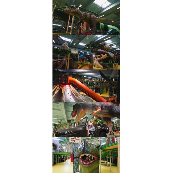 Creating Immersive Forest Dinosaur Themed Indoor Children's Playground Didi Amusement Equipment Manufacturer