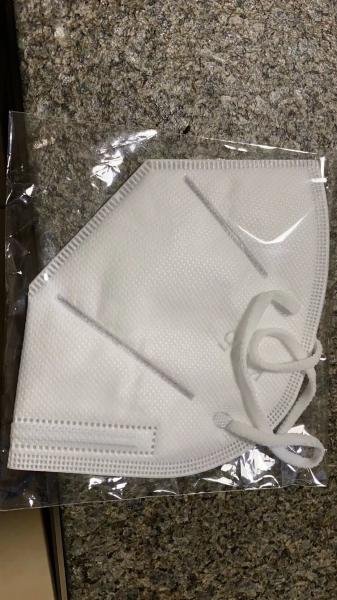 Adjustable N95 Face Mask Stock Anti Odor Reusable  Antiviral White Color
