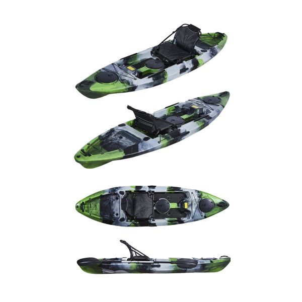 10FT Single Person Fishing Kayak Sit On Top Fishing Kayaks Wholesale With Paddle Muse Pro