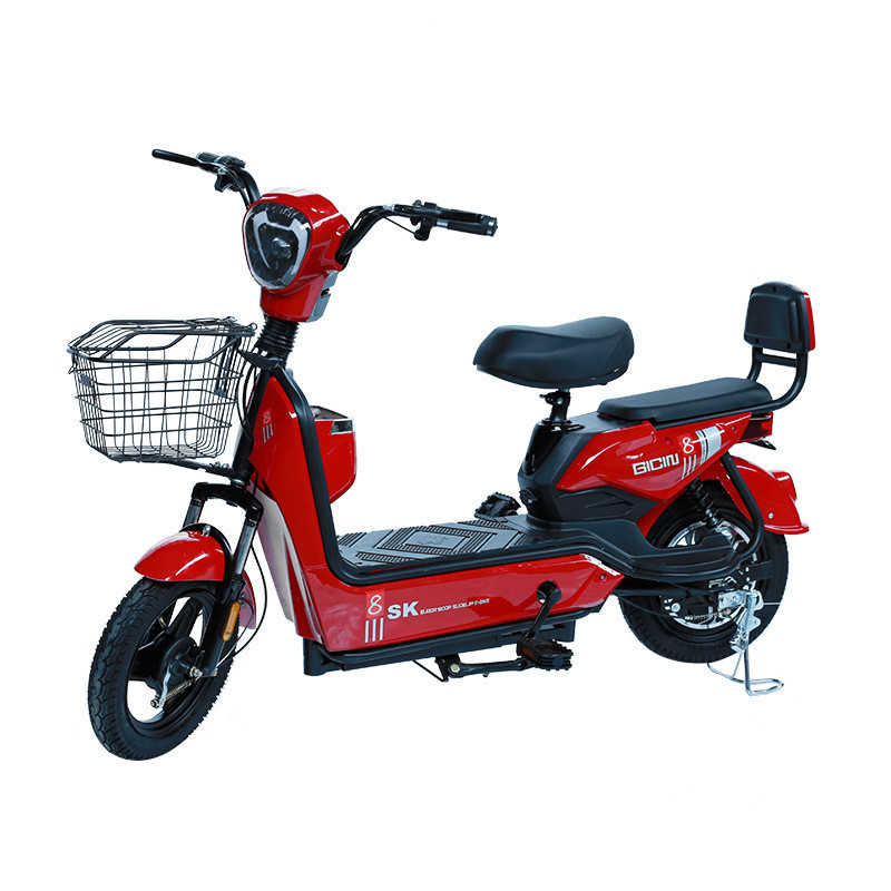 18 Wheel Size 7 Speed Electric City Bike with 350watt/500watt 48v 12ah Battery E Bikes 2024 Electric Bicycle Scooter