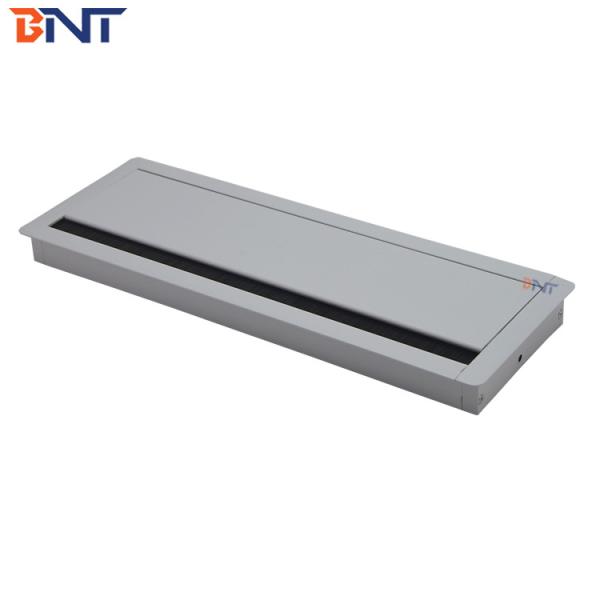 BNT Conference table brush Flip up open cable management box cable grommet