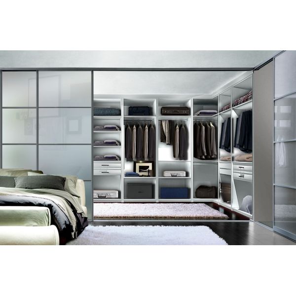 Modern Metal Pallet Bedroom Wardrobes with Customized Wooden Dress Cabinet Design