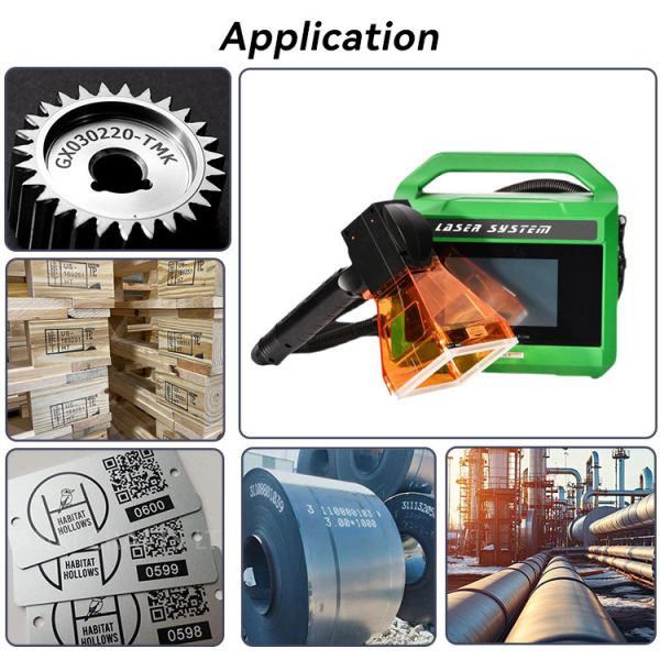 Industrial Portable Laser Engraving Machine For Metal Handheld Laser Coder Machine