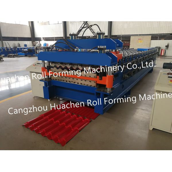 Hot Sale Tuff Rib Metal Roofing Making Machine with Pre-Cutter Max Rib AG Panel Roll Forming Machine