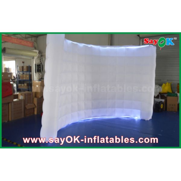 Небольшая будочка 210D Оксфорд фото освещая раздувную свадьбу будочки фото стены с прокладкой приведенной, 1 до 3 летами гарантии