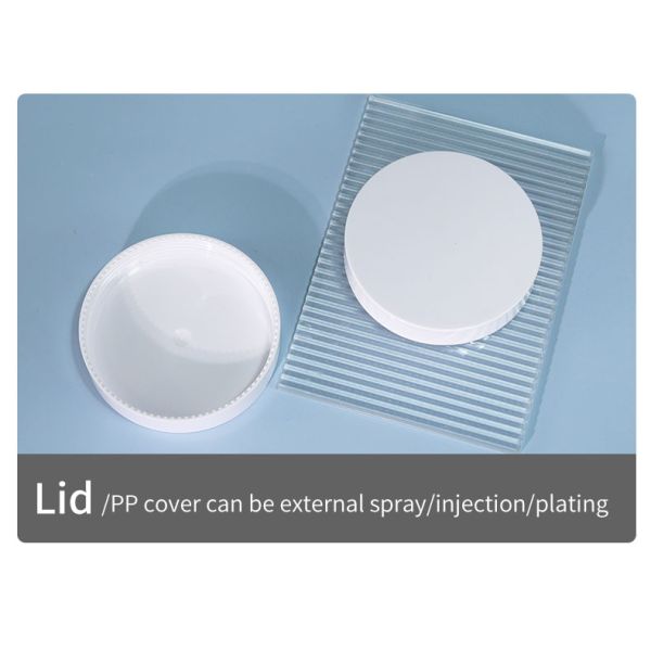 Double Wall PP 100g 3.38oz Cosmetic Jars for Body Butter Jars Cream Material Face Mask Hair Oil Packaging Containers