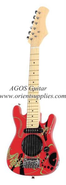 30" Toy Electric guitar Children guitar with built in loudspeaker  decal AGT30-AMP2