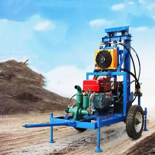 100m 150m Water Well Drilling Rigs/hydraulic Diesel Well Drilling Rigs/mine Deepwell Borehole Machines