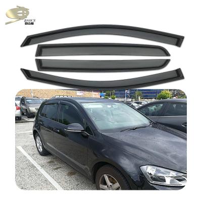 Thick Car Window Rain Guard Visor For Volkswagen VW Golf 2012 Weather Deflector