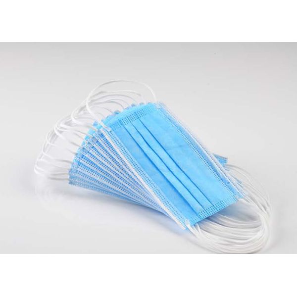 3 Ply Medical Grade Face Masks , Disposable EarLoop Face Masks Dental Surgical Medical