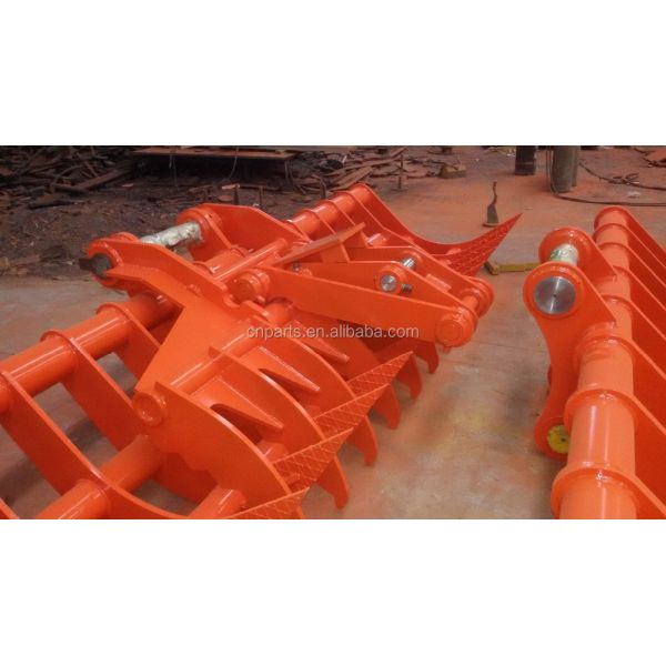 Sk60 Acoplador hidráulico de pulgar amarillo u otros Q345B para miniexcavadoras