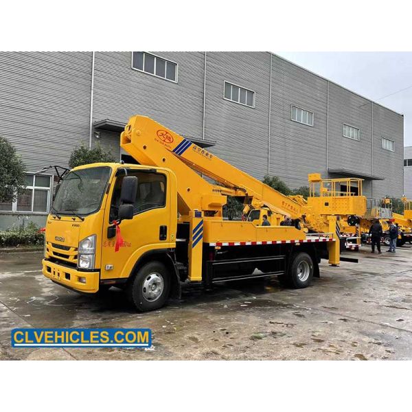 KV100 27M ISUZU Aerial Platform Truck 116HP ISO9000 CCC Certification