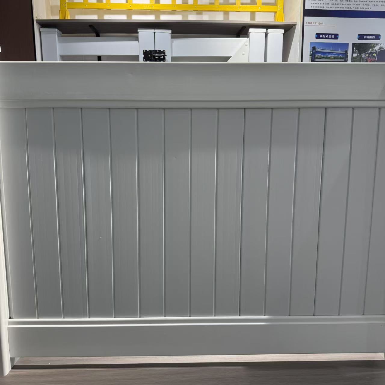 white PVC Privacy Fence Customized size