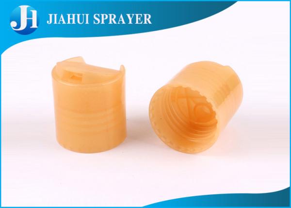 Body Lotion Plastic Flip Top Caps Pull Top Bottle Caps For Hand Wash Liquid CE Certification