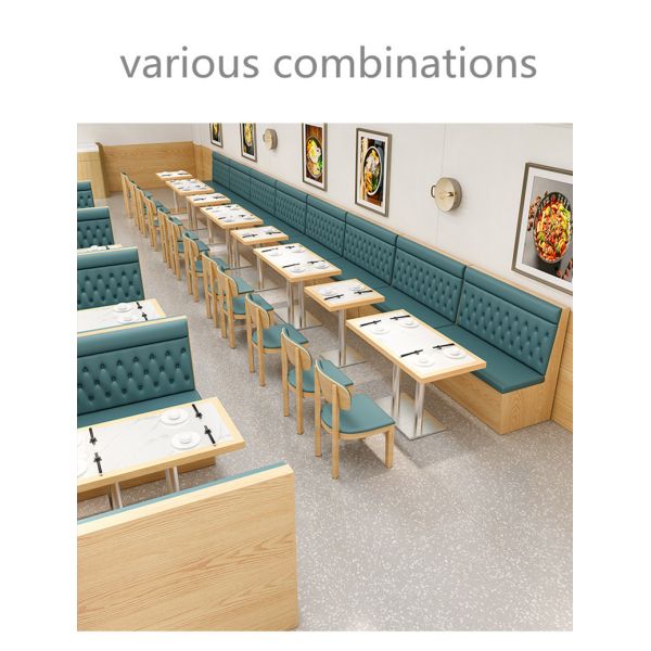 Modern Luxury Coffee Shop Furniture Restaurant Booths Furniture Supplier Restaurant Furniture