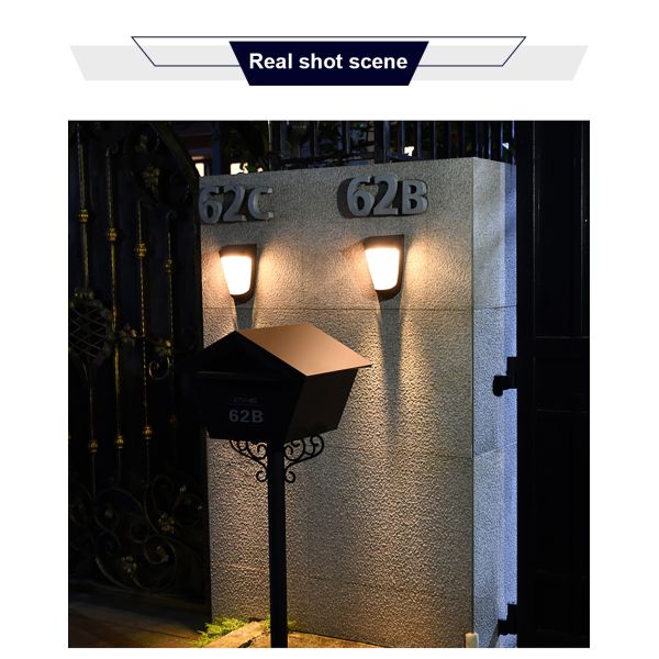 10LED 800LM 1200MAH Outdoor Solar Garden Lamp IP64 Waterproof