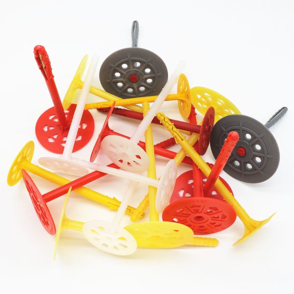 ISO9001 Fijaciones de aislamiento rígido para tapones de pared verdes de pistolas de clavos de hormigón