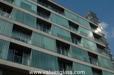 Vidro em forma de u do nível superior, painel de vidro moderado com Surfac liso