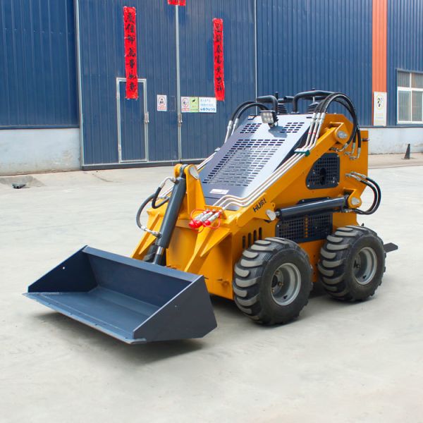 Versatile Mini Skid Steer Drive Loader with Crawler Tracks Efficient for Garden & Industrial Applications