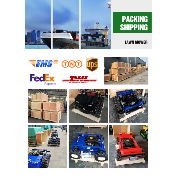 US Spot EPA Certified RC Lawn Mower Robot Wireless Control Flexible Steering Lawn Trimming Orchard Weeding Low Fuel Consumption